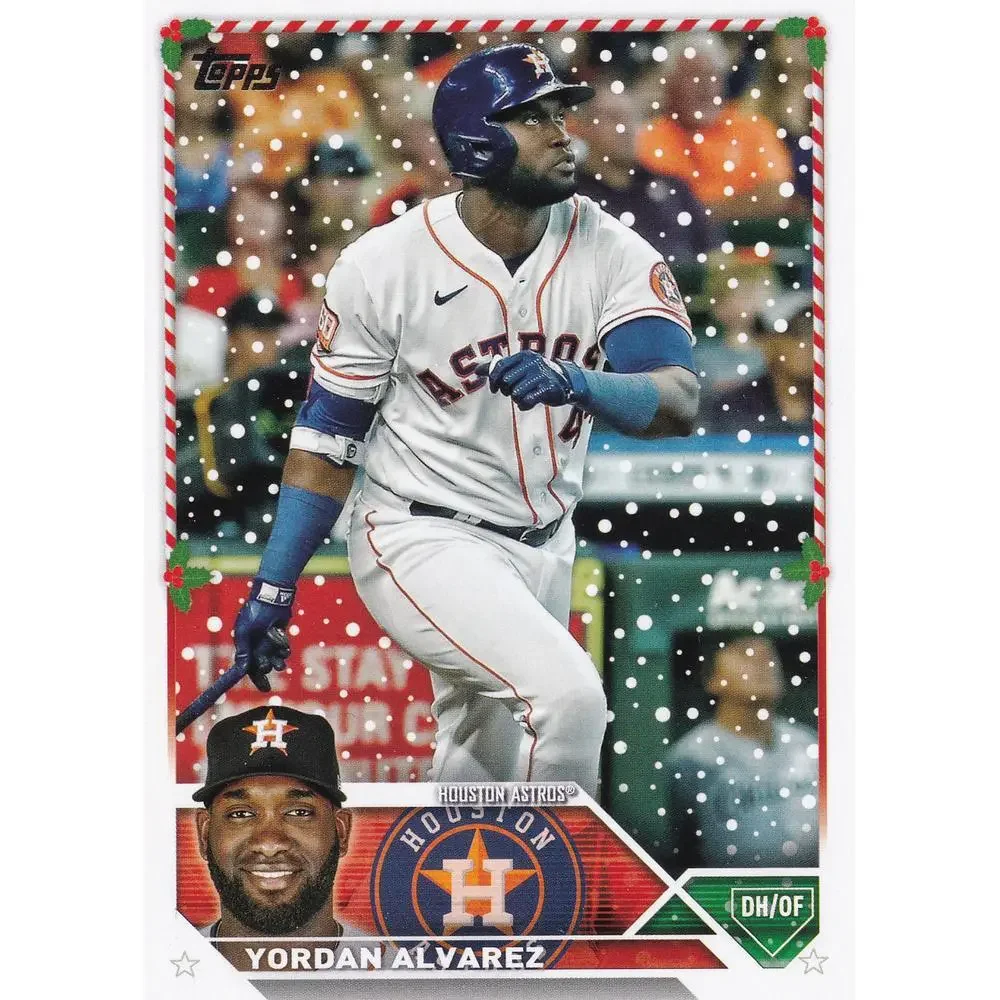 2023 Topps Holiday Yordan Alvarez H160 Houston Astros